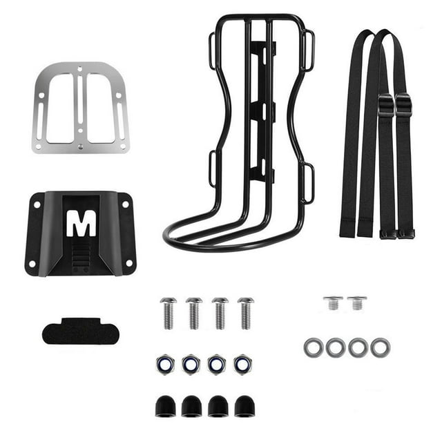 S SERENABLE Front Bike Rack Bike Front Rack Carrier Picnic Long Distance Cycling Touring