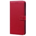 thumbnail image 2 of for Samsung Galaxy A32 5G 6.5 Inch Wallet Case, Lychee Pattern TPU PU Leather Magnetic Closure with Flip Kickstand Function, Credit Card Slots Holder Wrist Strap Cover for Galaxy A32 5G,Red, 2 of 6