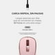 thumbnail image 2 of Mouse ACTECK OPTIMIZE TRIP PRO MI580 Inalambrico USB 2.4 GHz + BT 1600dpi 6 Botones Ergonomico rosa, 2 of 6
