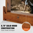 KFFKFF Wooden Gun Rack Wall Mount, Rifle and Shotgun Display Rack for 4 ...