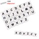 thumbnail image 2 of Kovict 12mm 100 Uds letras de silicona cuentas alfabeto inglés bebé mordedor para nombre personalizado DIY chupete cadena Clip Juguetes Tan Jianjun unisex, 2 of 2