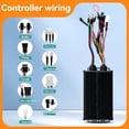 thumbnail image 4 of E-Bicycle Three Mode Controller Set 60A 48V 60V 72V Sine Wave Controller UKC1 Display Color Screen E-Bicycle Accessories, 4 of 7
