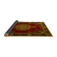 thumbnail image 2 of Ahgly Company Indoor Square Persian Yellow Traditional Area Rugs, 4' Square, 2 of 4