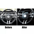 thumbnail image 4 of Carbon Fiber Steering Wheel Frame Trim Cover Sticker For Ford For Mustang 09-13 Fangkenuo, 4 of 9