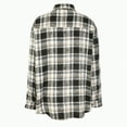 thumbnail image 6 of Towmus Plus Size Flannel Plaid Shirts for Women Long Sleeve Button Down Shirts Casual Fashion Blouses Tops With Pocket Loose Shirt, 6 of 6