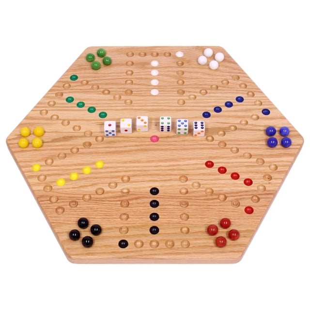 Damas Chinas De Madera, Juguetes De Rompecabezas Clásicos, Juegos De Mesa, Juego De Mesa Familiar Para Niños Y Adultos Yuarrent OD014242-00