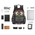 thumbnail image 6 of Balery Boho Owl Lightweight Backpack for Men and Women - Durable and Water-Resistant, Ideal for School, Work, Travel, and Everyday Use, 6 of 9