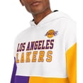 thumbnail image 3 of Men's Tommy Jeans White/Purple Los Angeles Lakers Andrew Split Pullover Hoodie, 3 of 3