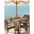 thumbnail image 4 of Square Outdoor Tablecloth with Umbrella Hole Black Tree Outside Table Cloth Waterproof Patio Table Cover Birds Vintage Farmhouse Brown Zipper Tablecloths for Picnic Party Camping 54x54 Inch, 4 of 8
