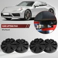 thumbnail image 4 of AUTOXBERT 4Pcs Jack Pad 125mm Diameter Lift Rubber Pad Frame Rail Adapter For Pinch Weld Side lifter Jacks Automotive 2-Post Car Lift Pad, 4 of 8