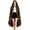 v#48Brown125, variant on Rggeeun Adults Cape Solid Color Hooded Front Snap Closure High-Low Loose Fit Flowy Long Capes for Halloween Everyday Use Trendy Capes,Green,One Size