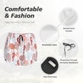 thumbnail image 6 of Picia Tropical Corals Seahorse Pattern Women's 2 in 1 Athletic Running Shorts High Waisted Workout Casual Gym Sweat Shorts with Comfy Liner Zipper Pockets-Large, 6 of 9