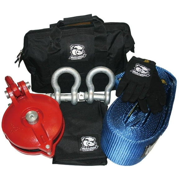 Bulldog Winch Accessory Kit 7 PC 16,000 lb WLL Rigging Kit