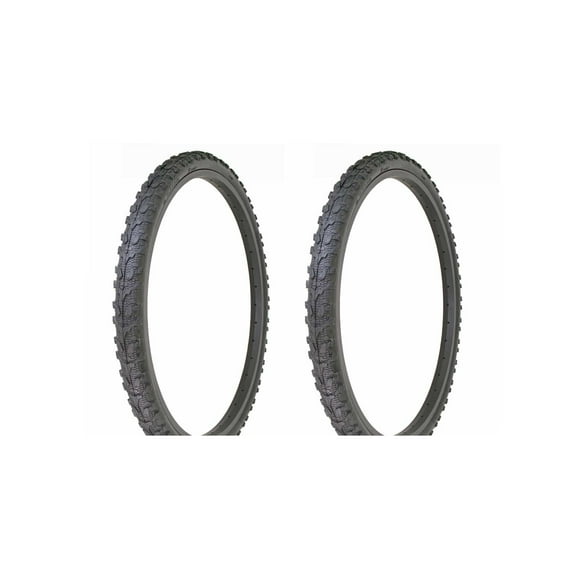 Two Bike Tire 26 x 1.75 Black/Black Side Wall R-5602. Bicycle tire,Bike tire.