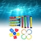 thumbnail image 5 of Juguetes de buceo acuático, juego de juguetes de piscina para fiestas, regalos, anillos de buceo para piscina 18 piezas, 5 of 9