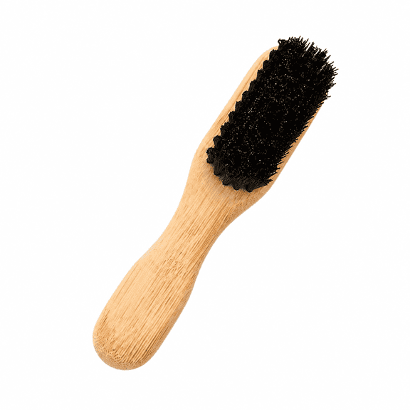 SELVORIA Boar Bristle Slick Back Hair Brush for Sleek Ponytail Bun & Smoothing Hairs, Flyaways, Edge Control - Backcombing & Teasing