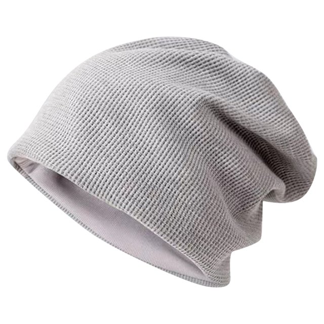 Gorro de punto holgado para mujer, gorro de invierno suave y cálido con calaveras para mujer