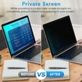 thumbnail image 3 of Laptop Screen Protector, 14 Inch Laptop Screen Private Filter Prevent Glaring Eye Friendly  for Notebook, 3 of 8