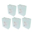 thumbnail image 1 of Bolsas de regalo de papel, 5 piezas, bolsas de papel, suministros para manualidades únicos, bolsas de compras, rendimiento de primera, 1 of 12