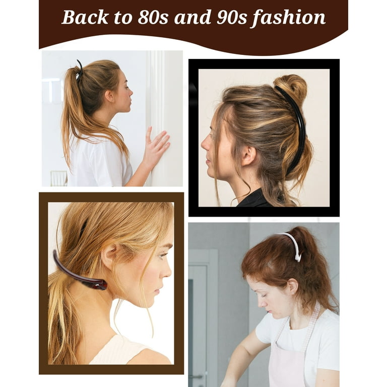 Long Hair Banana Clips Back In Style 12-Piece Classic Banana