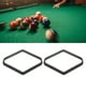 thumbnail image 5 of Estante Para Bolas De Billar, Resistente Al Desgaste, 9 Bolas, Estante Para Bolas De Billar, Forma De Diamante, 2 Piezas Para Accesorios De Billar Para Mesa De Billar ANGGREK Otros, 5 of 8