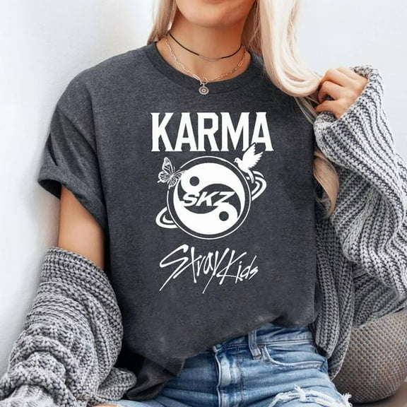 Unisex Str.ay Kids Karma Track List Graphic T-Shirt, Sizes S-5XL, Tbun
