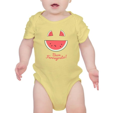

Buon Ferragosto Melon Bodysuit Infant -Image by Shutterstock 24 Months