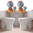 thumbnail image 7 of Guanhe 2Pcs Mushroom Toilet Floor Bolt Caps, Ceramic Toilet Mounting Parts Toilet Bolt Covers Cute Bathroom Decor, Christmas Clearance Gifts Funny Gadgets for The Toilet, 7 of 7