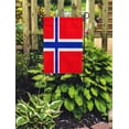 thumbnail image 2 of SIDONKU Blue Accurate Norway Flag Red Color Country Cross Culture Emblem Garden Flag Decorative Flag House Banner 28x40 inch, 2 of 2