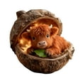 thumbnail image 2 of Adornos navideños de animales del bosque | Decoraciones navideñas de acrílico de 8 cm | Juego de 1 colgante de animal para árbol, corona o guirnalda | Regalo de decoración festiva para el hogar, 2 of 5