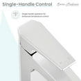 thumbnail image 6 of Voltaire Single Hole, Single-Handle, High Arc Bathroom Faucet in Chrome, 6 of 10