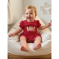 thumbnail image 5 of Loicainy Toddler Kids Girl Back to School Clothes Set 18 24 Months 2T 3T 4T 5T 6T Pencil Embroidery Short Sleeve Tops and Plaid Shorts Outfits Set, 5 of 9