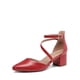 thumbnail image 1 of Zapatos DREAM PAIRS Tacones de Punta Roja con Correa al Tobillo y Tacón de 5.1 cm, 1 of 8