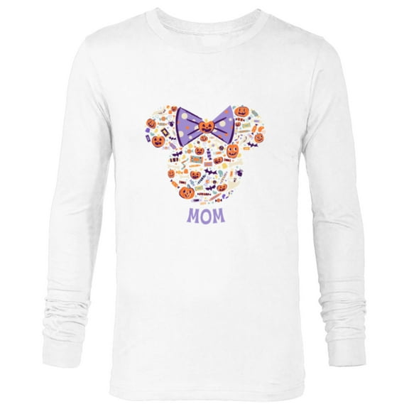 Disney Minnie Mouse Icon Halloween Mom - Long Sleeve T-Shirt for Men - Customized-White