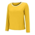 thumbnail image 5 of Womens Long Sleeve Pajama Top Built In Support Yoga Comfort Tee Soft Casual Layer, 5 of 8