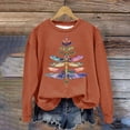 thumbnail image 1 of Simua Chandail en Molleton pour Femmes Décontracté Ample Col Rond Chandail Manches Longues Mignon Graphique Tee Shirt, 1 of 4