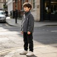 thumbnail image 6 of Boys Girls Sherpa Fleece Jacket Full-Zip Fuzzy Fleece Sweatshirt Kid Toddler Windproof Coat Soft Winter Jacket Thick Raincoat, 6 of 6