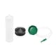 thumbnail image 2 of Jeringas de dispensador de pegamento de tubo de aire de 300cc claras con adaptador para uso industrial, 2 piezas (tapa de plástico), 2 of 3