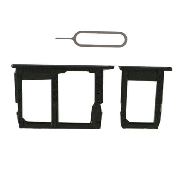 Soporte de repuesto para tarjeta SIM + Soporte para J5 J7 G610 + Eyector abierto Negro