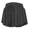 thumbnail image 2 of Gibobby Leggings Afelpados Mujer Pantalones cortos entrenamiento cintura alta para mujer para hacer ejercicio, yoga y fitness（Gris， M), 2 of 3