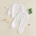 thumbnail image 6 of mgoYE Toddler Baby Boy Fall Winter Clothes Long Sleeve Sweatshirt Pullover Tops + Joggers Pants Outfit Set, 6 of 6