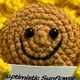 thumbnail image 2 of Lindo Llavero Tejido A Mano Apoyo Emocional Muñeca Tejer (girasol), 2 of 4