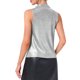 thumbnail image 3 of TOP METÁLICO FRUNCIDO SIN MANGAS DE INSPIRE CHIC para Mujeres, Camisetas Brillantes de Fiesta XS Plata, 3 of 6