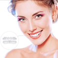 thumbnail image 4 of 1 par de prótesis de dientes falsos, dientes temporales artificiales falsos, carillas de sonrisa, dientes temporales cosméticos Sincero Hogar, 4 of 5