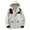 White, variant on Fiaer Women's Waterproof Rain Jacket Outdoor Lightweight Hooded Raincoat Oversized Long Sleeve Windbreaker Tops for Hiking Travel White XL