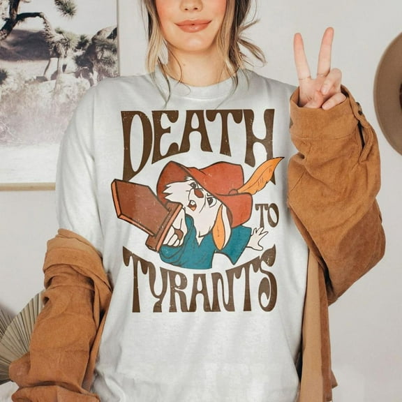 Retro 70S Skippy Rabbit Death To Tyrants Shirt, Robin Hood Oo-De-Lally T-shirt, Family Vacation
