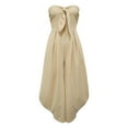 thumbnail image 4 of Trendy Women's Sleeveless Jumpsuit - Tie Waist Ruffled Loose Fit - Pocketed for Parties & Vacations, 4 of 4