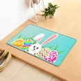 thumbnail image 3 of Felwors Welcome Easter Rabbits Elegant Decorative Doormat, Seasonal Spring Easter Farmhous Holiday Low-Profile Floor Mat Switch Mat For Indoor Outdoor, 3 of 9