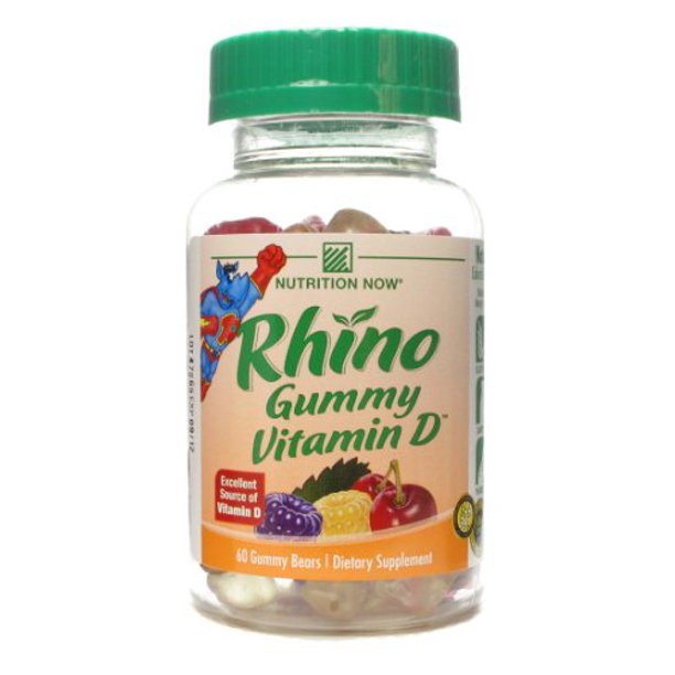 Nutrition Now Rhino Vitamin D Bears 60 Gummy Bears
