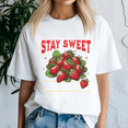 thumbnail image 2 of Strawberries Stay Sweet Fruit Of The Spirist Shirt, Summer Beach Tee,Summer Vibes,Summer Girl,Hello Summer,Summer Vacation Tshirt, 2 of 5
